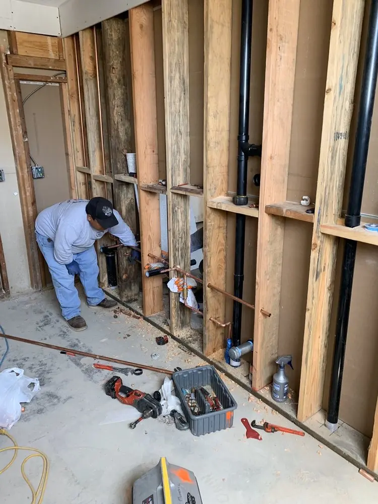 Commercial rough-in plumbing for Water Heater Replacement in Harahan